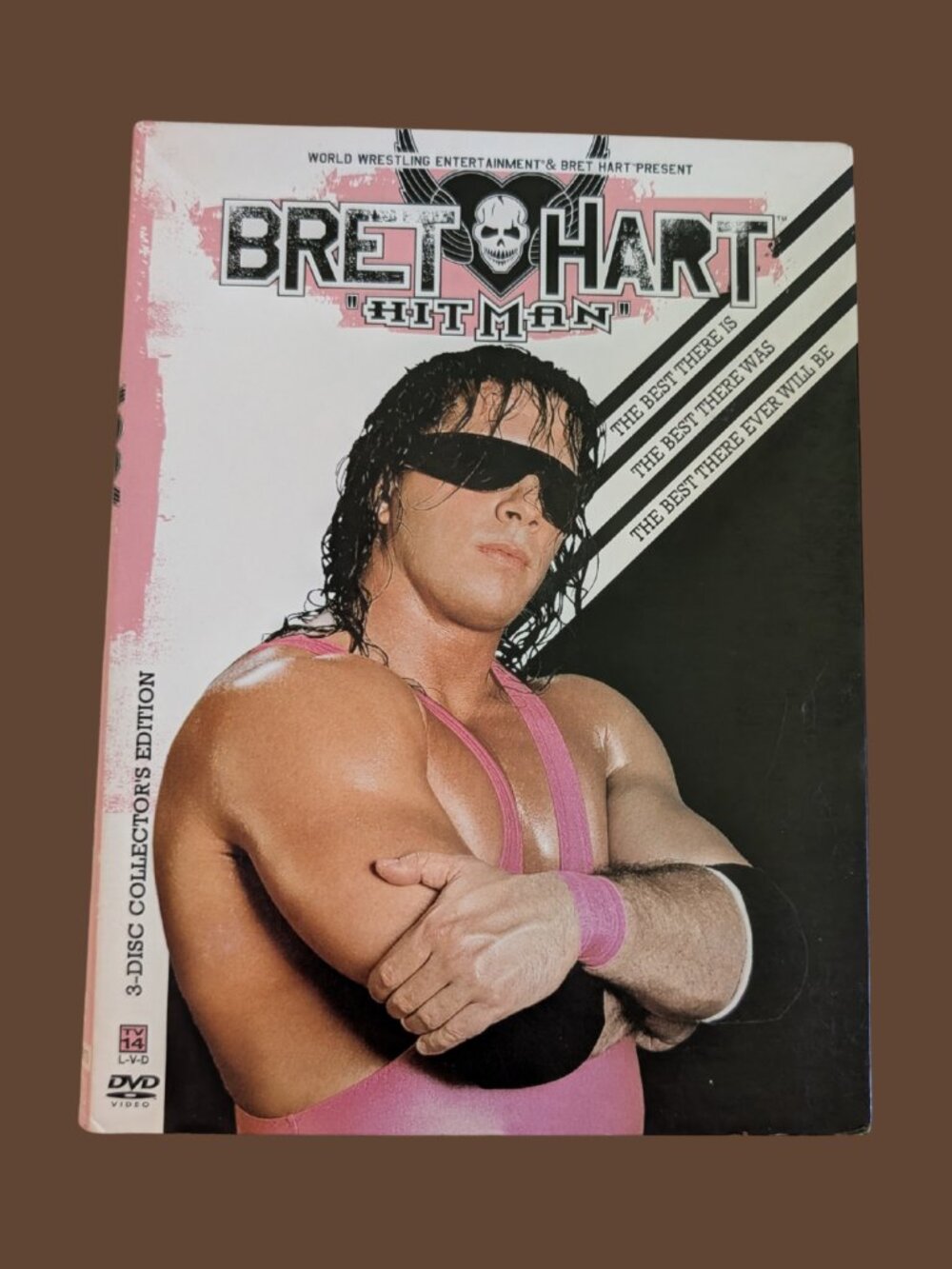 BOGO WWE 2005 World Wrestling Entertainment Bret The Hitman Hart 3 Disc DVD Set